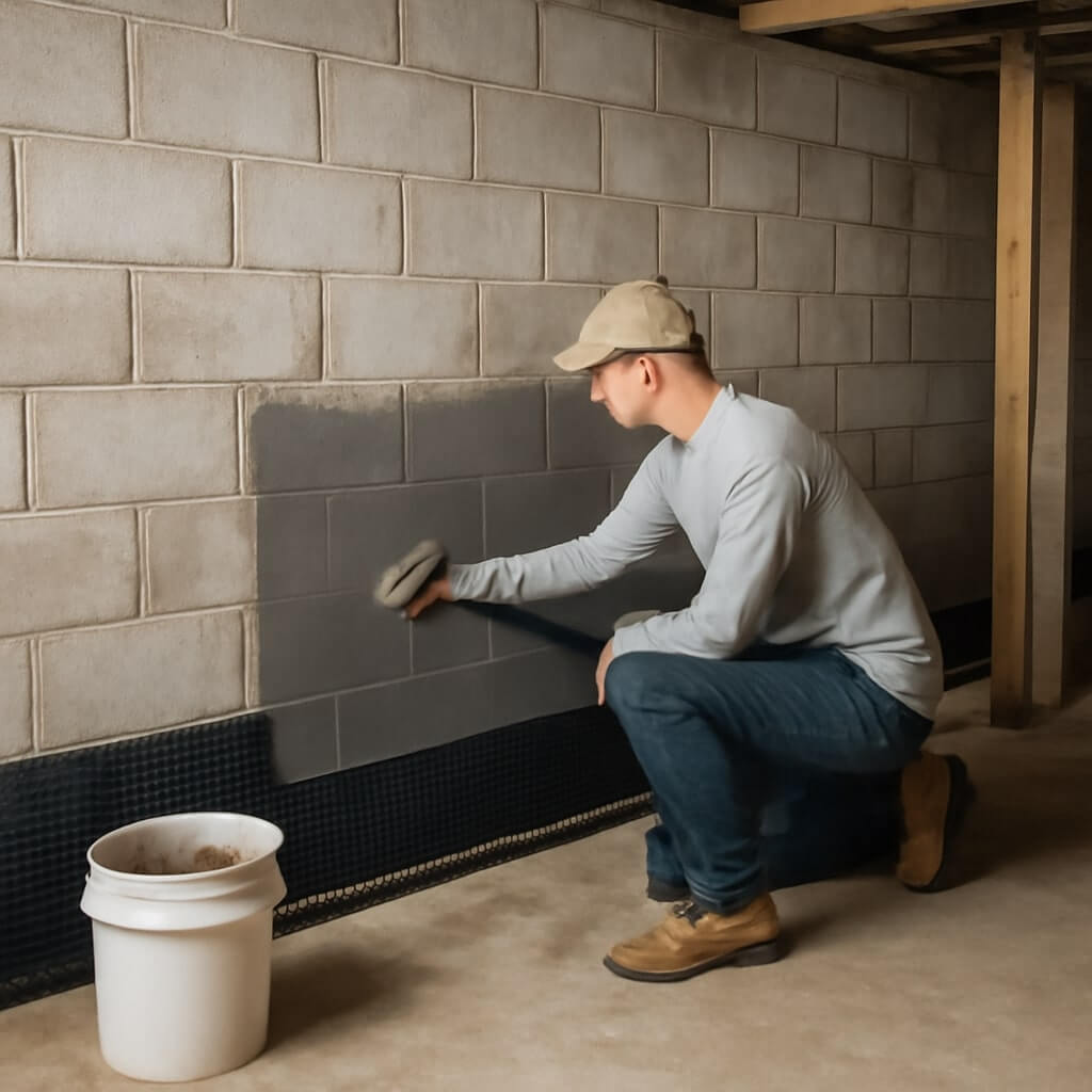 Step-by-Step Waterproofing Instructions for Your Basement Inside